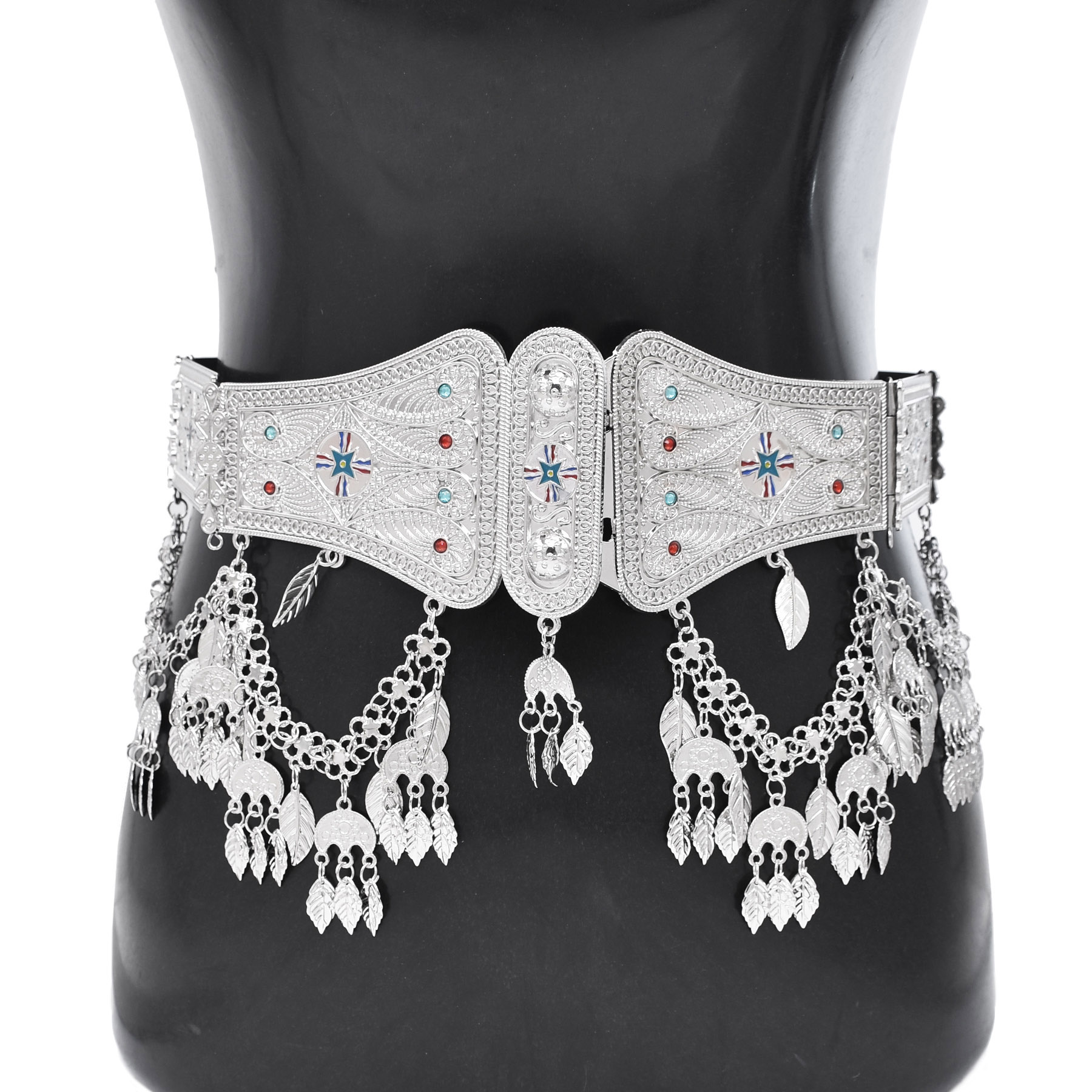 Silver Plated Moroccan Caftan  - Body Jewelry Indian recensione e prezzo