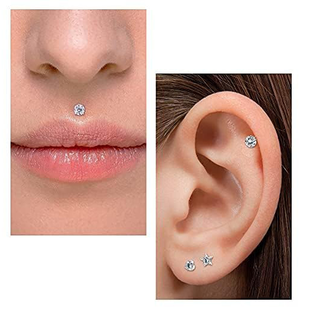 16G Push In Threadless Flat Ba - Body Jewelry Threadless recensione e prezzo