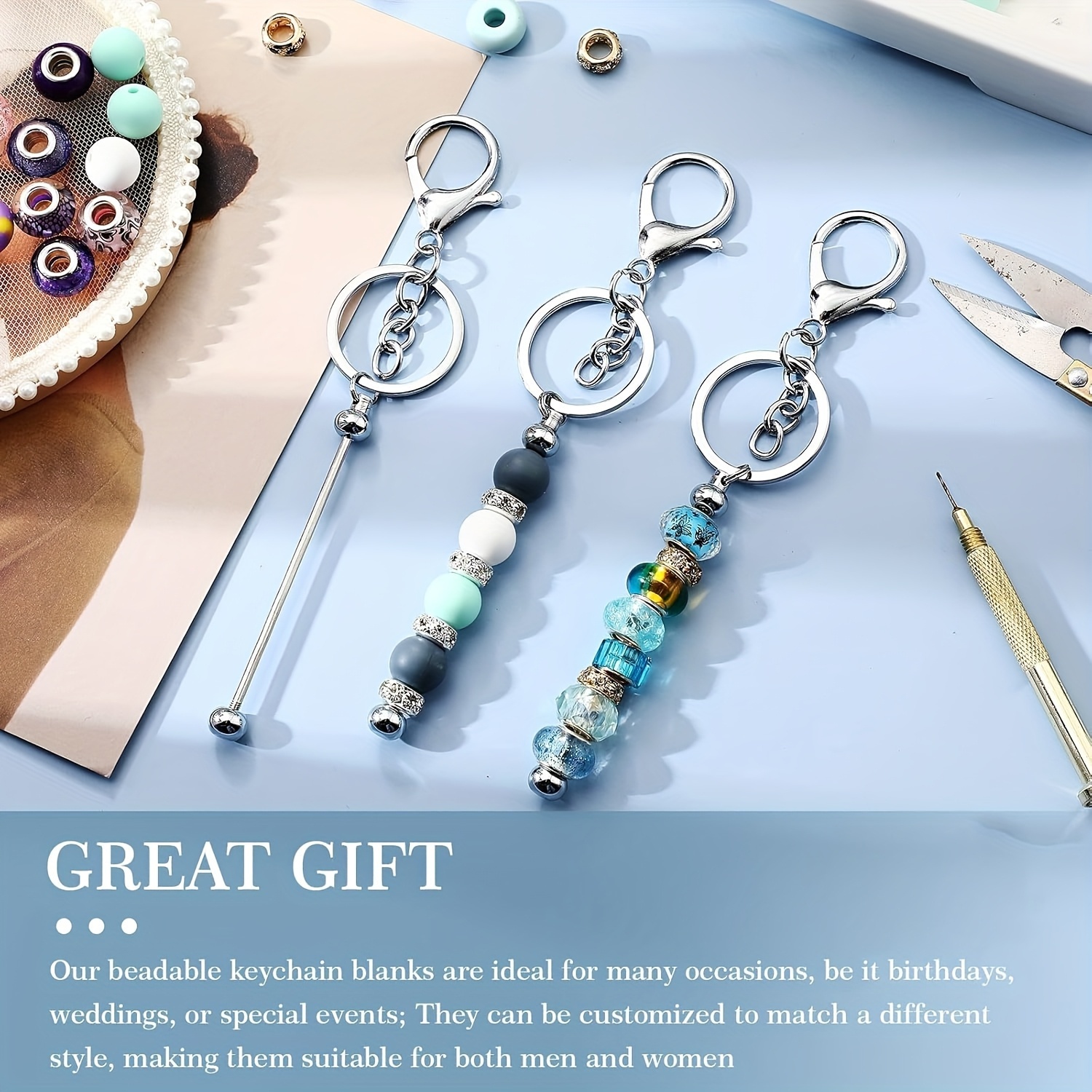 DIY Beaded Keychain Set Handma - Body Jewelry Unique recensione e prezzo
