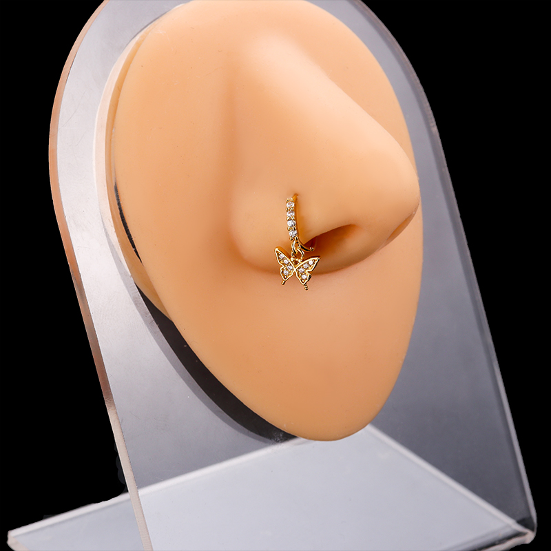 Stainless Steel Nose Ring with - Body Jewelry Indian recensione e prezzo