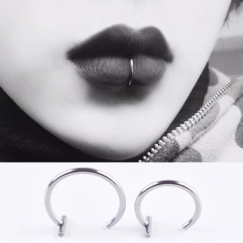 Lip Nose Rings Neutral Punk Li - Body Jewelry Ear Piercing recensione e prezzo