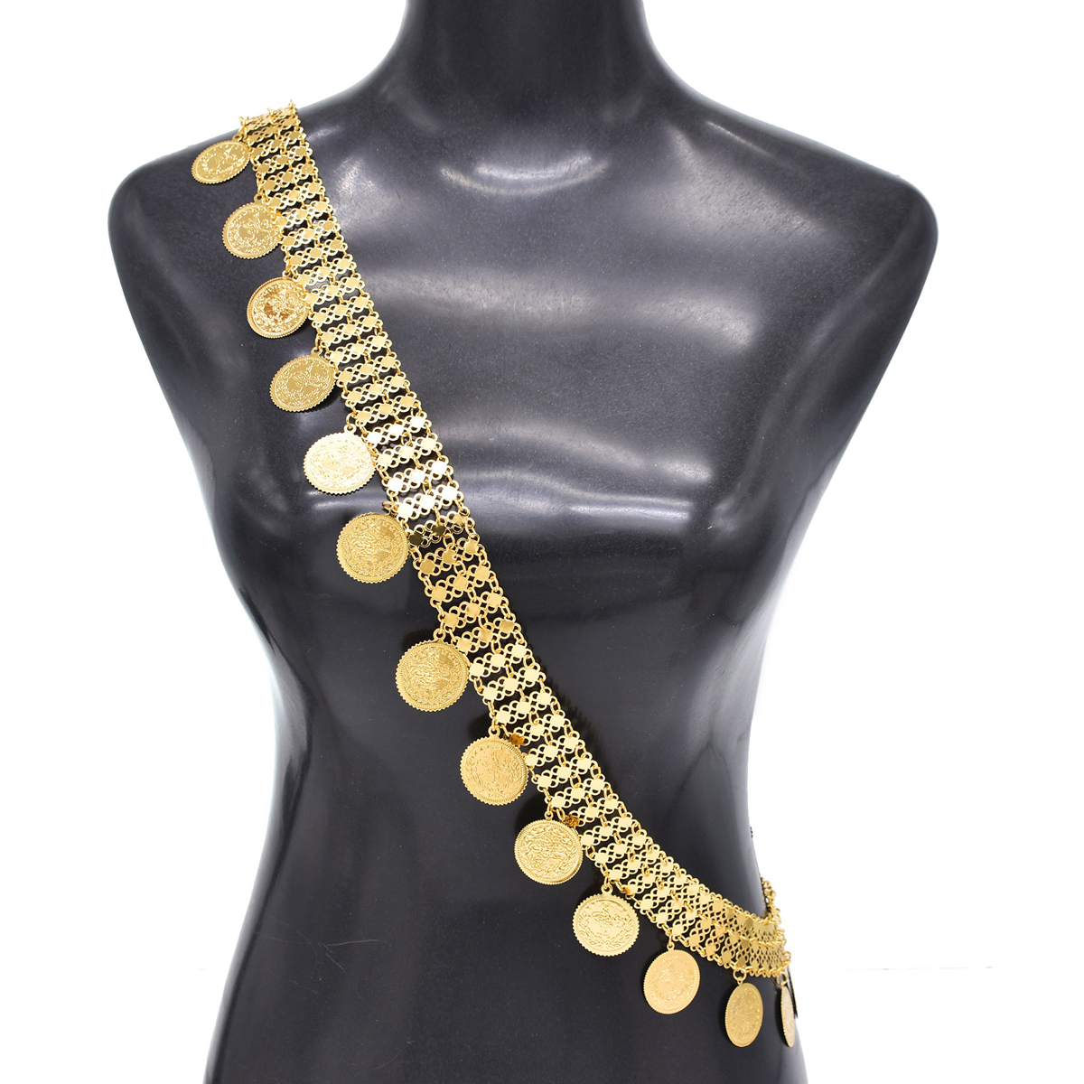 Gold Plated Simple Large Coins - Body Jewelry Indian recensione e prezzo