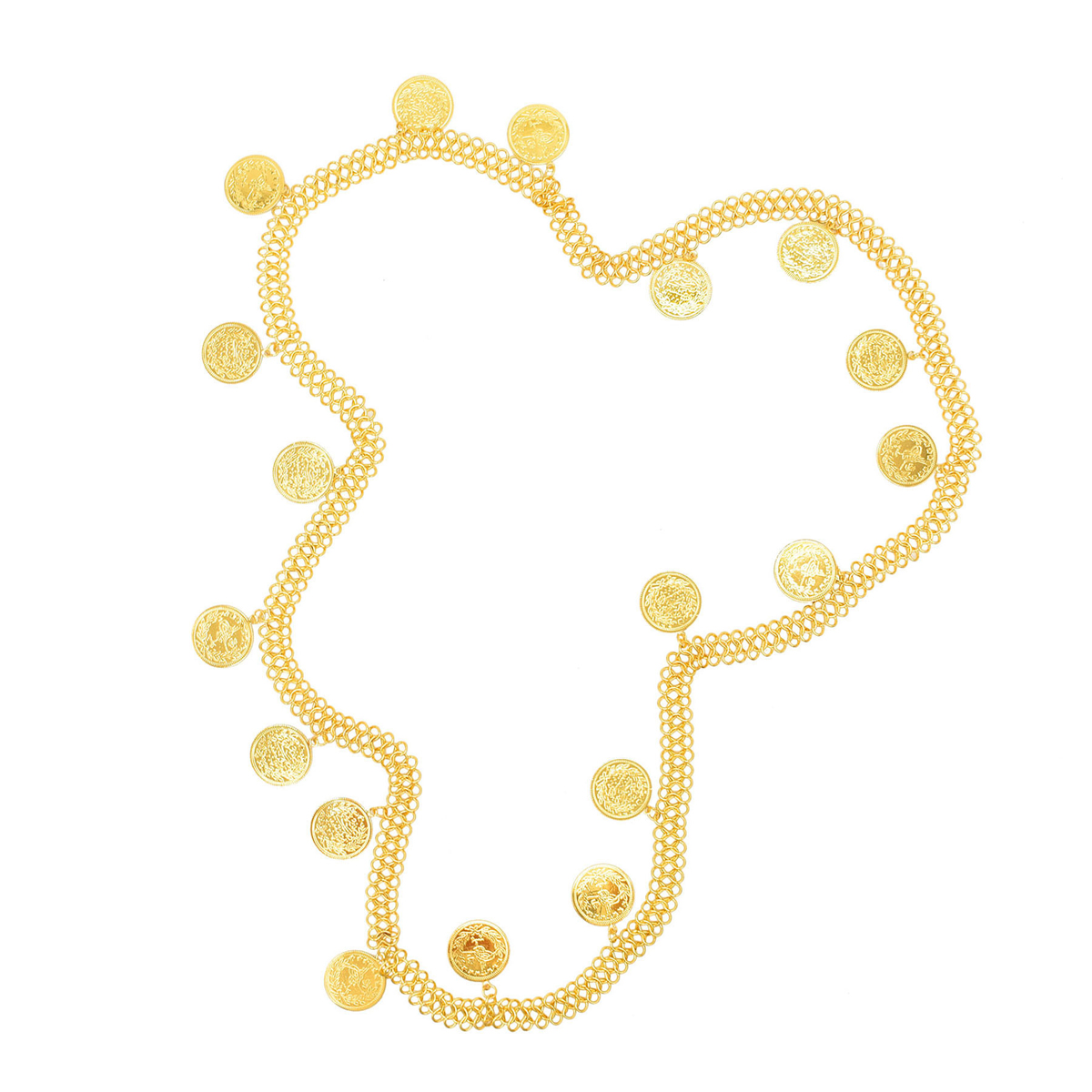 Gold Plated Simple Large Coins - Body Jewelry Indian recensione e prezzo