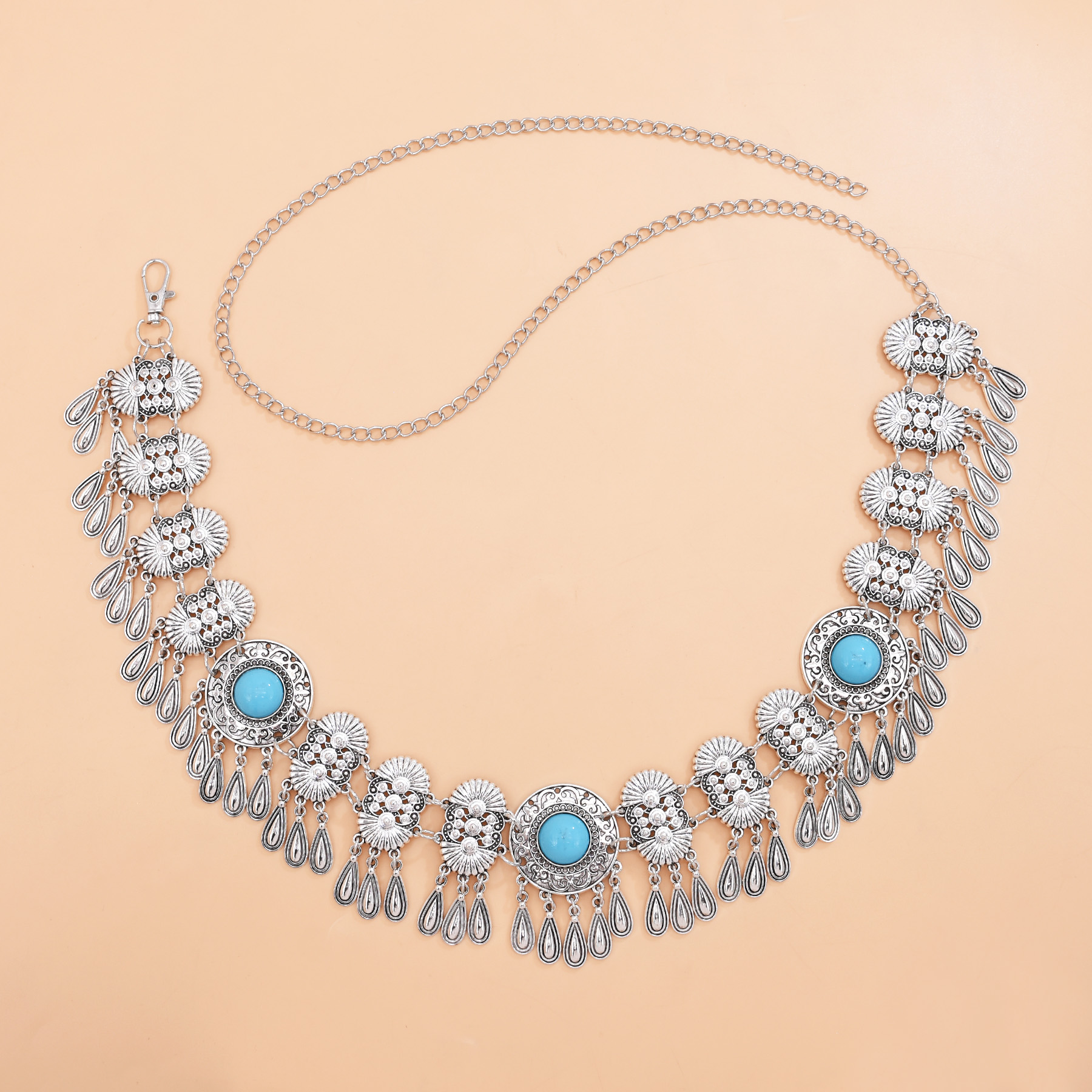 Ethnic Vintage Silver Alloy Ca - Body Jewelry Indian recensione e prezzo