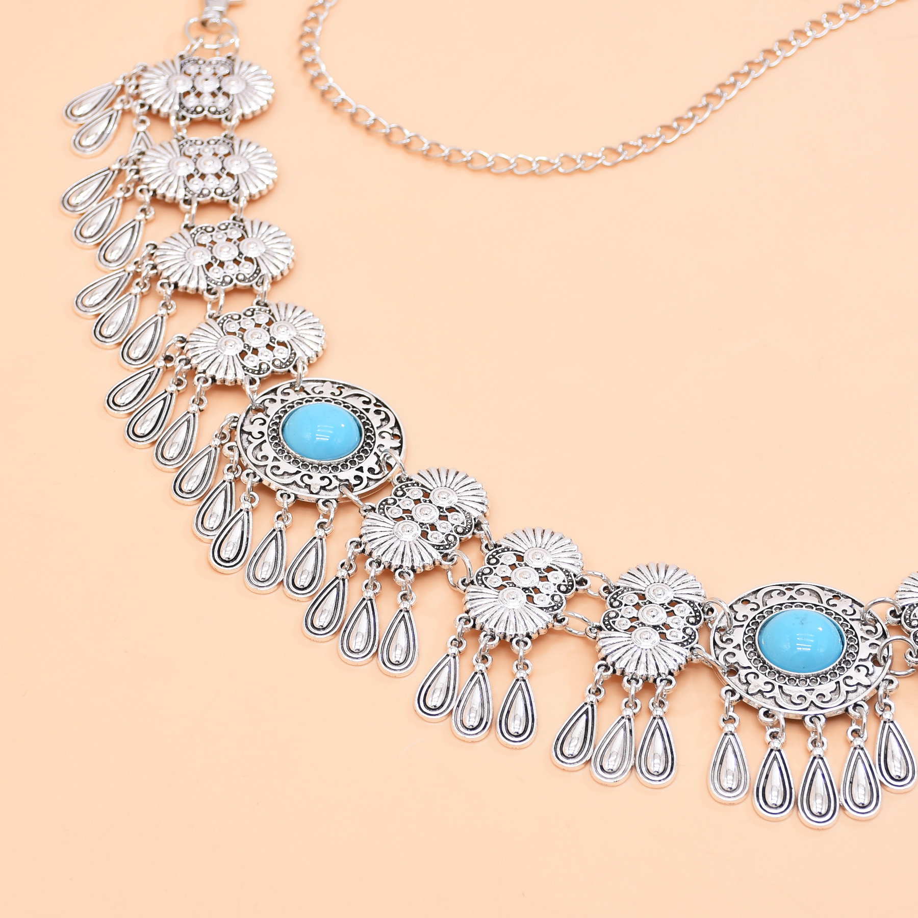 Ethnic Vintage Silver Alloy Ca - Body Jewelry Indian recensione e prezzo