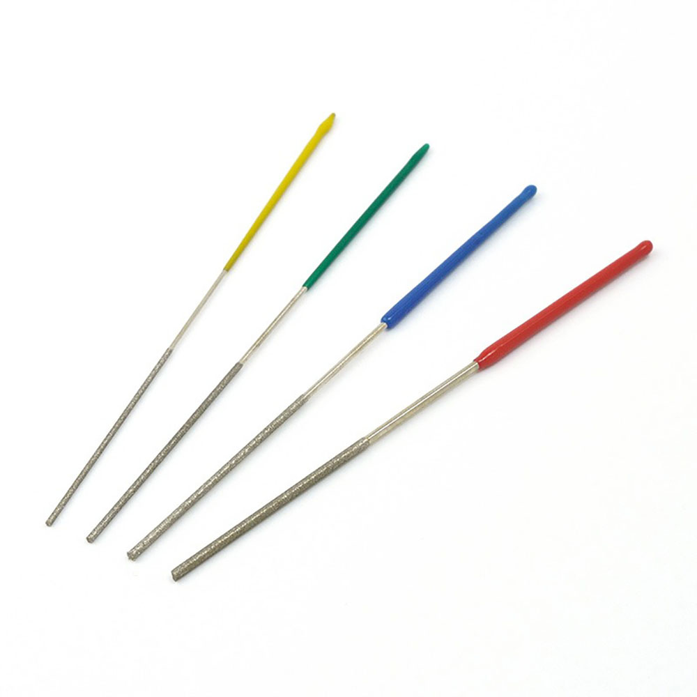TLD-4 4Pcs Round Diamond File  - Yellow Body Jewelry recensione e prezzo
