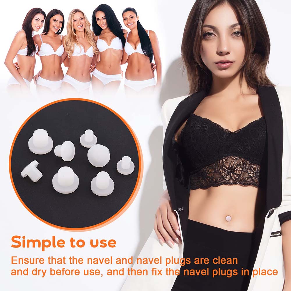 1PC Silicone Belly Button Plug - Body Jewelry Repair recensione e prezzo