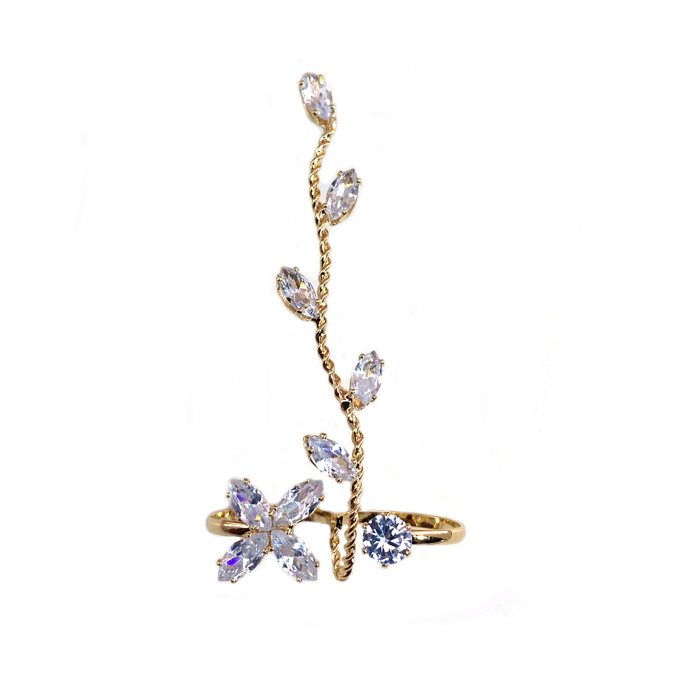 1pc Exquisite Zircon Foot Ring - Body Jewelry Rings recensione e prezzo