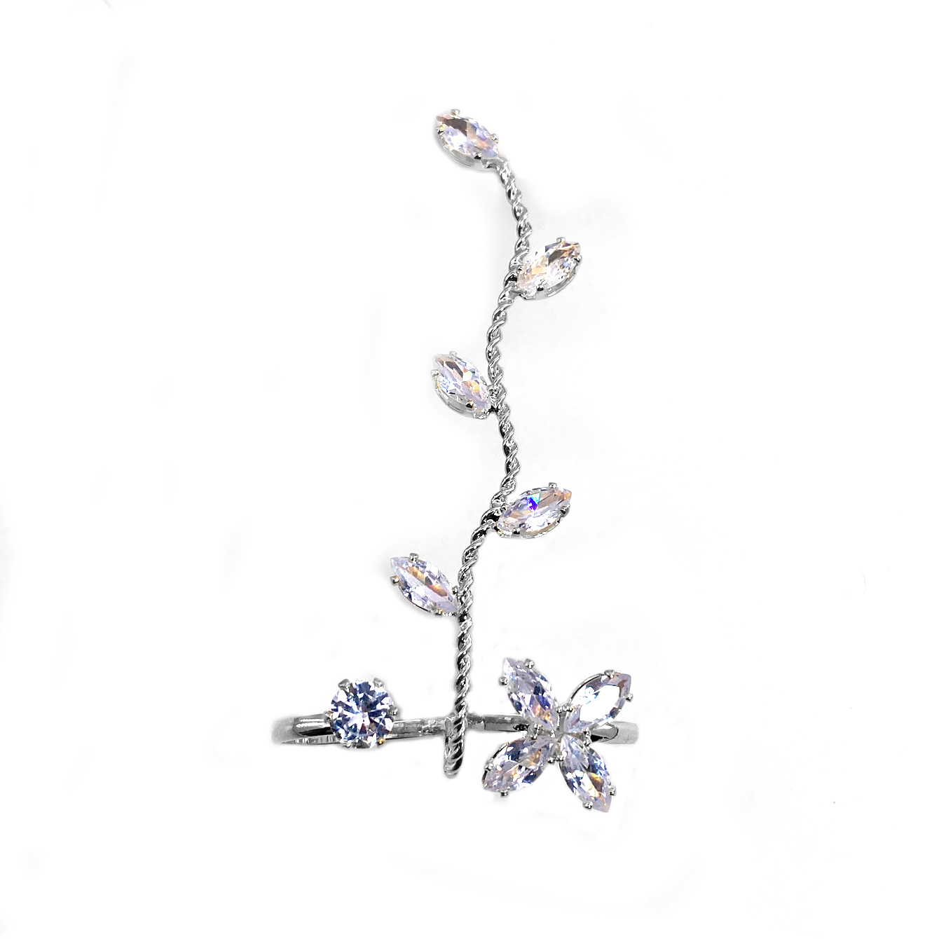 1pc Exquisite Zircon Foot Ring - Body Jewelry Rings recensione e prezzo