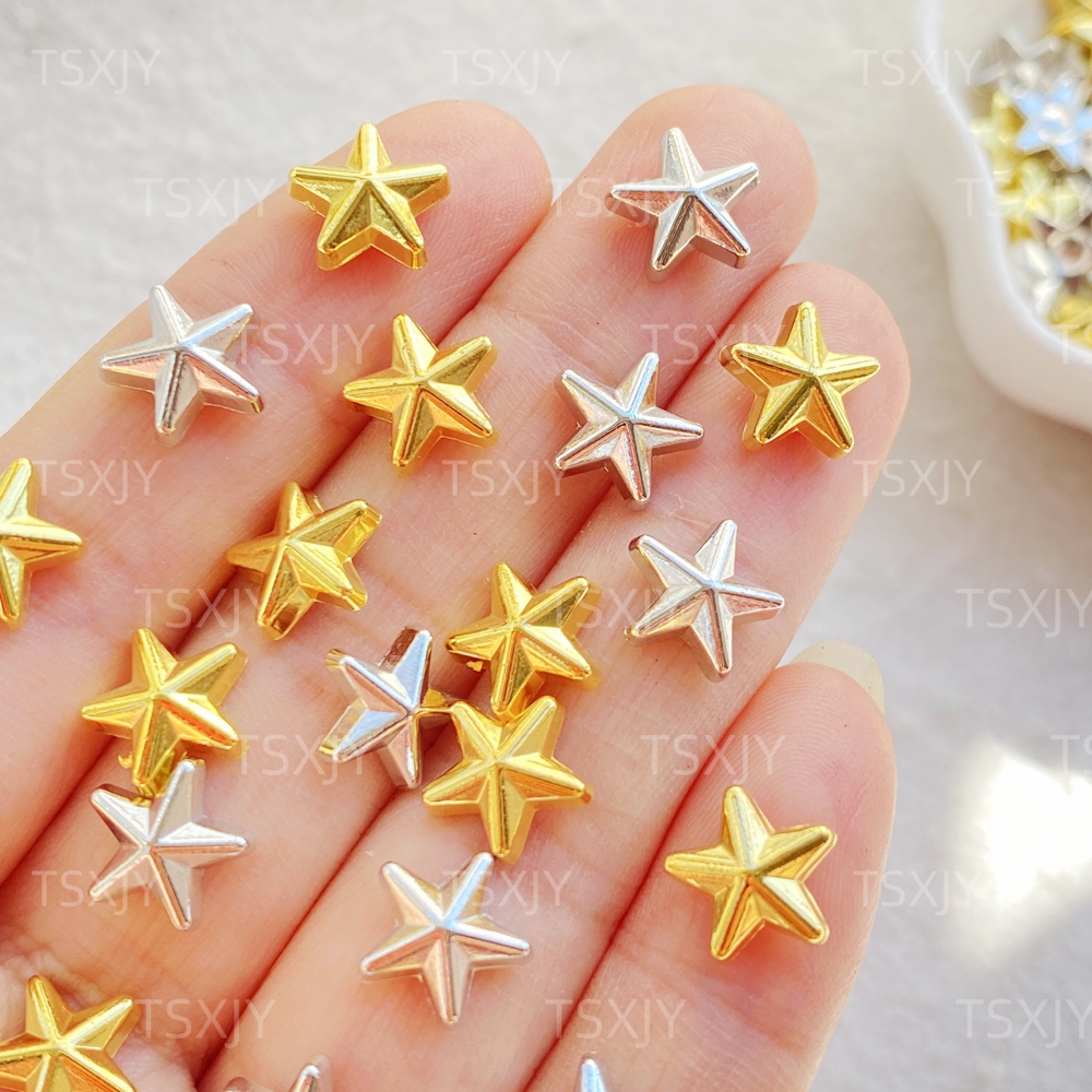 50pcs New Cute  Resin Mini Gol - Star Flat Back recensione e prezzo