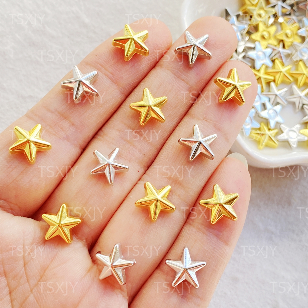 50pcs New Cute  Resin Mini Gol - Star Flat Back recensione e prezzo