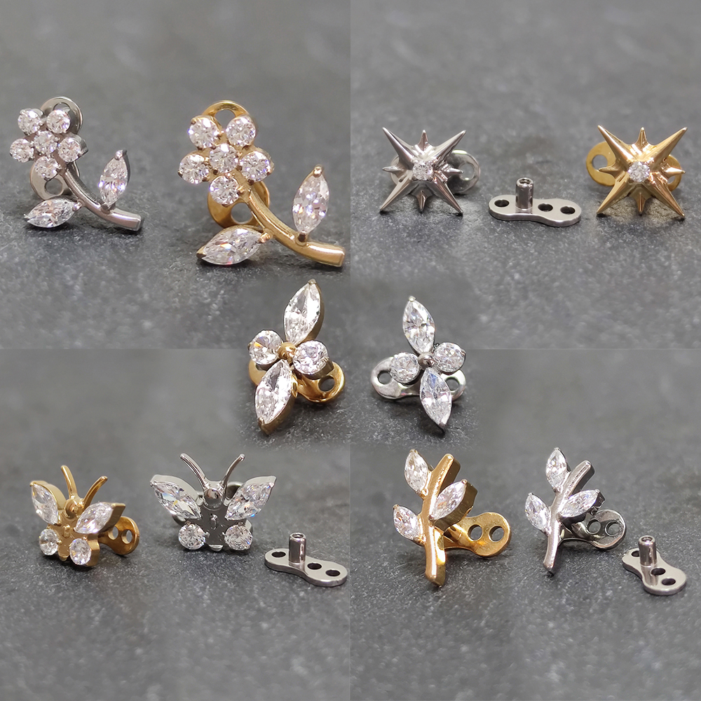 F136 Titanium Helix piercing S - Dermal Anchor Top recensione e prezzo