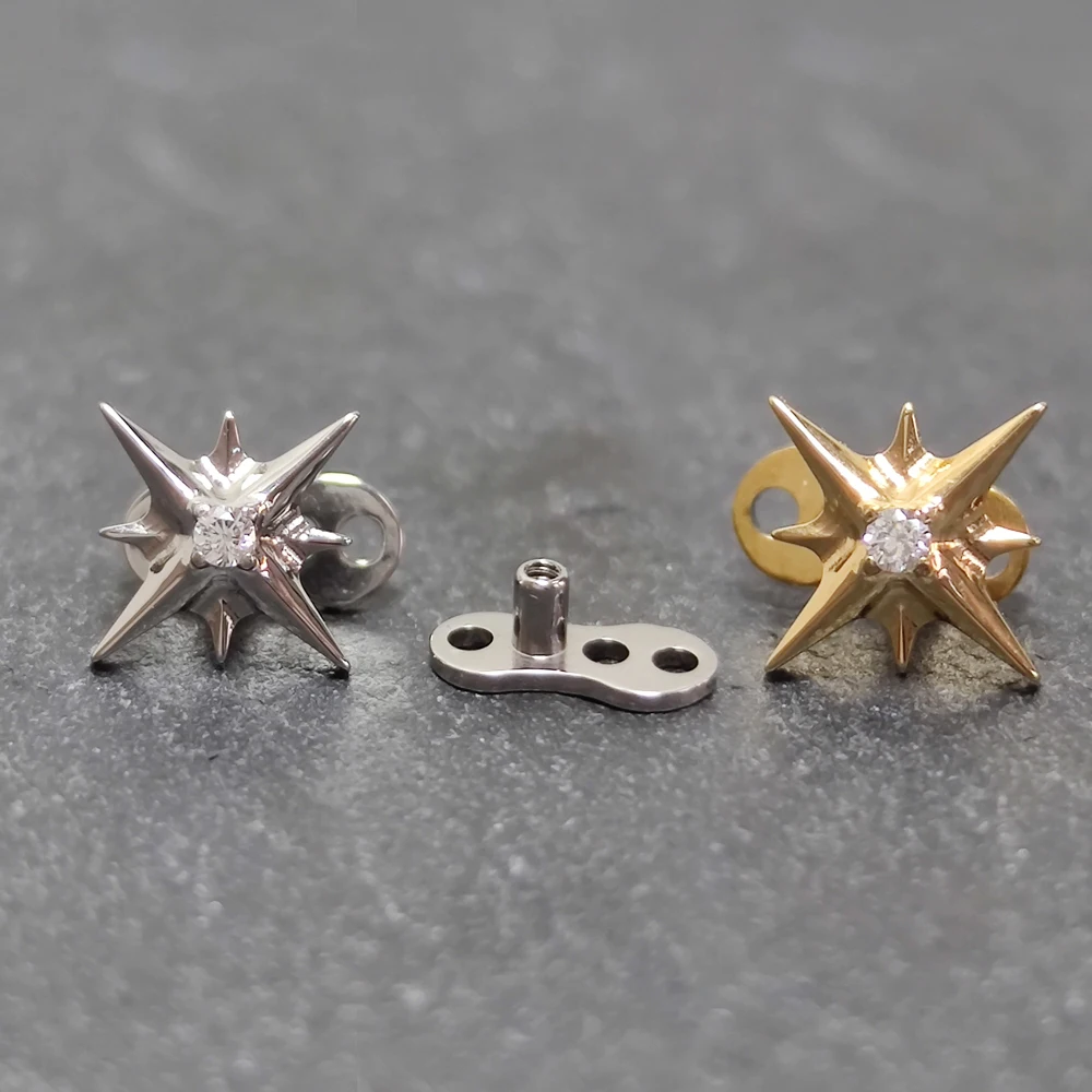 F136 Titanium Helix piercing S - Dermal Anchor Top recensione e prezzo